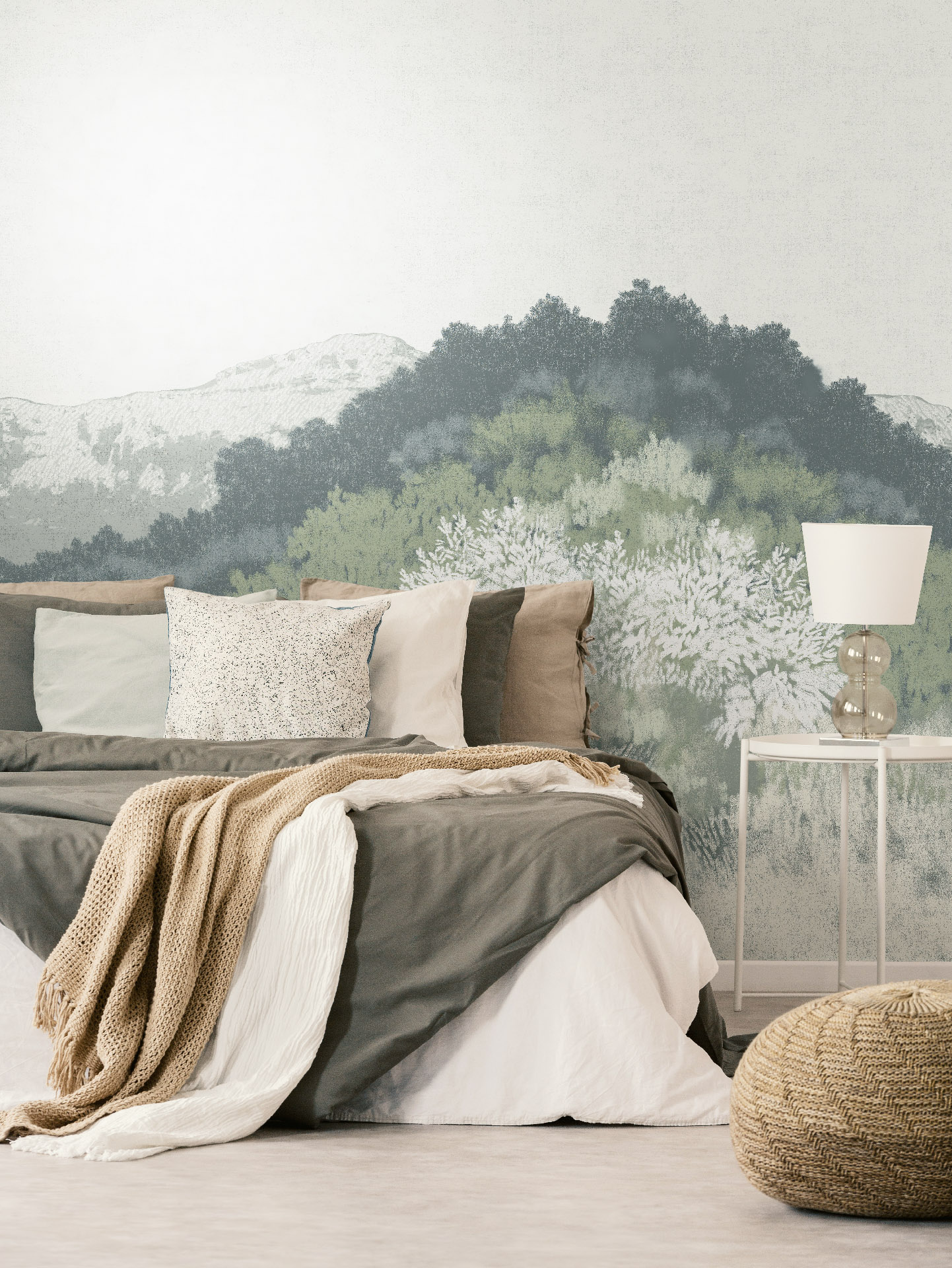 Панно Loymina Пейзаж 2 Степь ART17 005 3×7 фото в интерьере